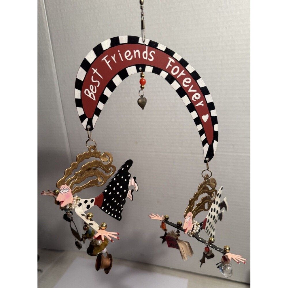 Karen Rossi Silvestri FANCIFUL FLIGHTS Mobile "BEST FRIENDS FOREVER" Ornament
